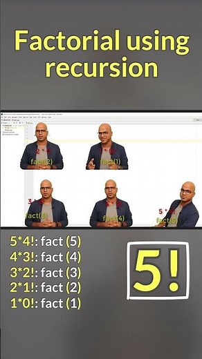 Factorial Using Recursion