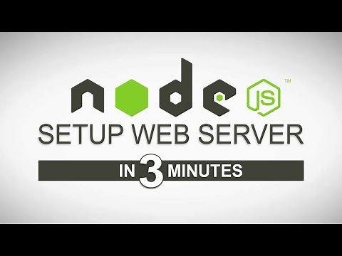 Node js Tutorial - Setup Web Server in 3 Minutes with http-server Module