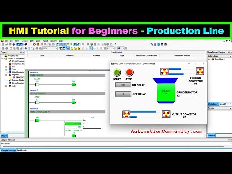 HMI Tutorial for Beginners - Production Line - Online Course