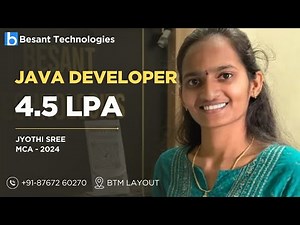Java Full Stack Developer Course in Chennai & Bangalore | Besant Technologies BTM Layout