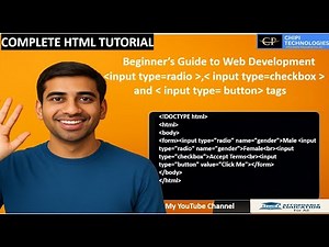 HTML Tutorials - Radio / Option Button, Checkbox and Button