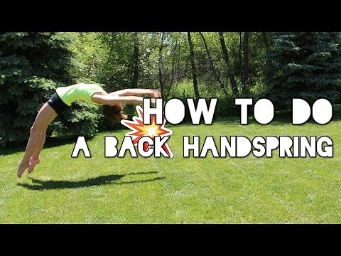How to do a Back Handspring