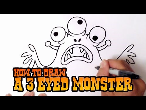 How to Draw a Monster - Step by Step for Kids