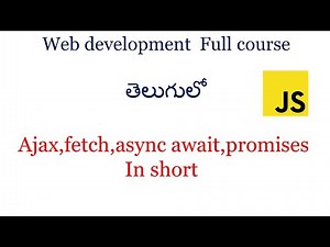 Ajax in JavaScript | Fetch API in JavaScript | Async await in JavaScript | JavaScript tutorials