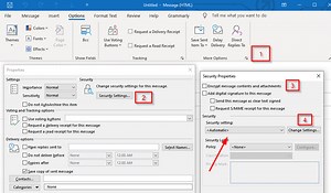 How to encrypt Emails in Microsoft Outlook app and Outlook.com