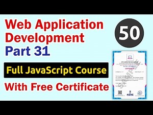 Web Application Development in JavaScript Part 31