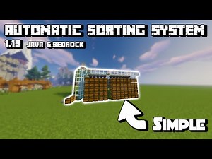 EASY Automatic Item Sorter I Minecraft 1.21 (Java & Bedrock)