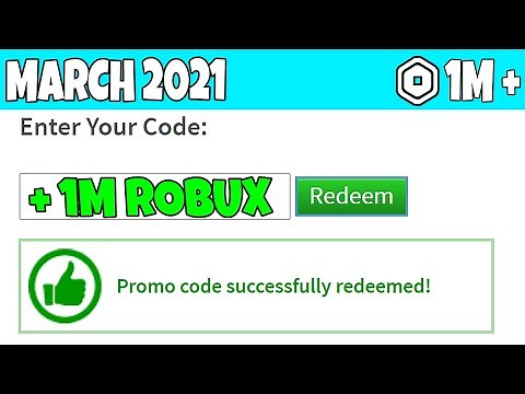*MARCH 2021* ALL NEW PROMOCODES IN ROBLOX (WORKING)
