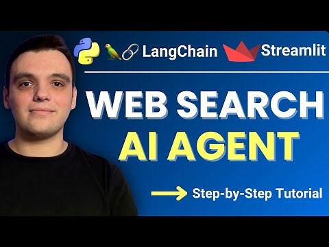 Build an AI Agent for Web Search in Python with LangChain & Streamlit (Step-by-Step Guide!)