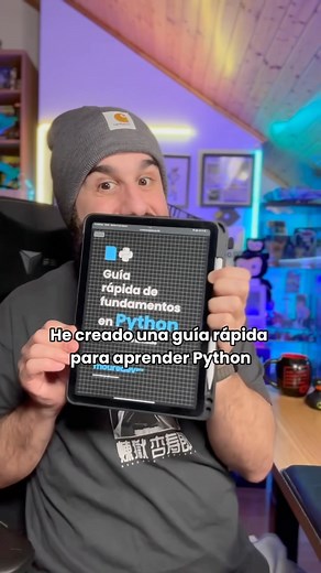 Brais Moure on Instagram: "Esta es mi guía de fundamentos de Python para descargar en pdf 🐍 → 20 páginas. → Más de 200 términos de manera rápida y sencilla. → Tipos de datos, sintaxis, operadores, funciones, estructuras, manejo de archivos y módulos. Espero que pueda ayudarte durante el aprendizaje de este gran lenguaje. #python #guia #programacion #programadores #tecnologia"