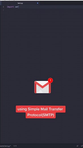 Automatically send emails with Python! What project should i do next? #automations #python #learnpython