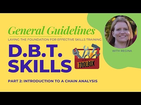 Understanding and Changing Behavior - General Guidelines for DBT: Part 2 - How To Do Chain Analysis