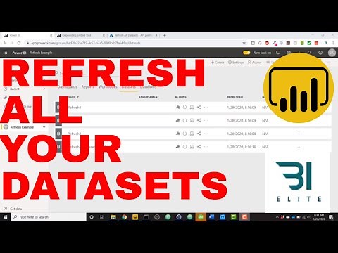 Refresh All Your Power BI Datasets with Python