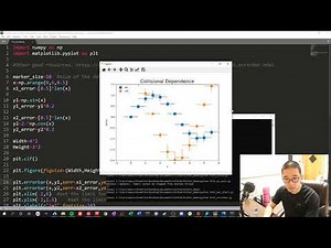 Python Plot curve with error bar (to the POINT demo)