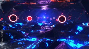 Alien World Loop Animated Background