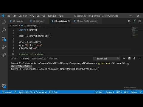 Reading Excel files with Python (COMPLETE CLASS)
