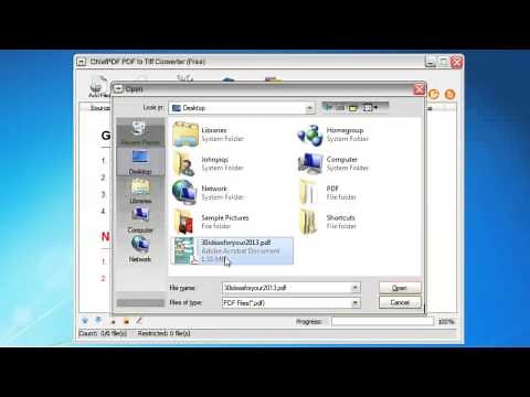 How to Convert PDF to TIFF