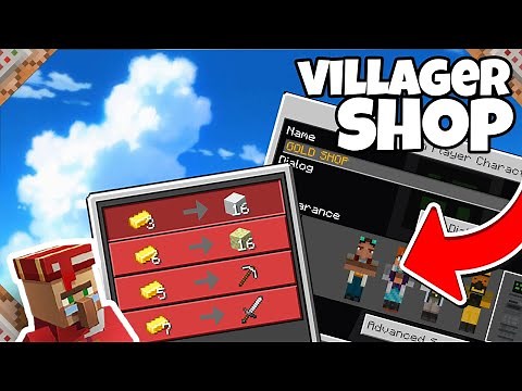 How to make A Custom Villager Shop for Bedwars Minecraft Bedrock