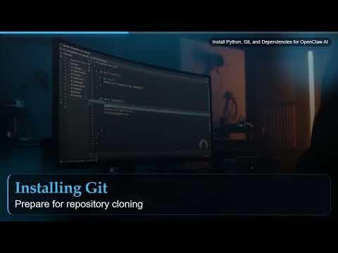 Install Python, Git, and Dependencies for OpenClaw AI