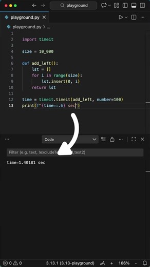 List vs Deque Append in Python