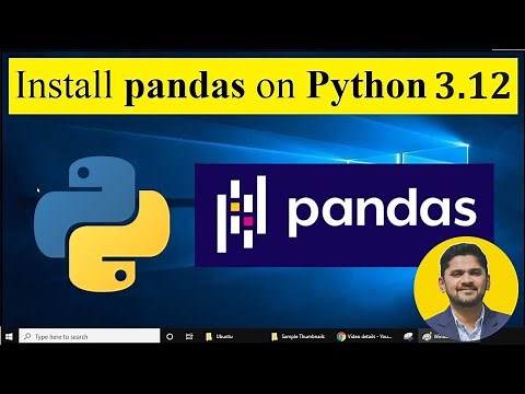 How to install pandas on Python 3.12 Windows 10