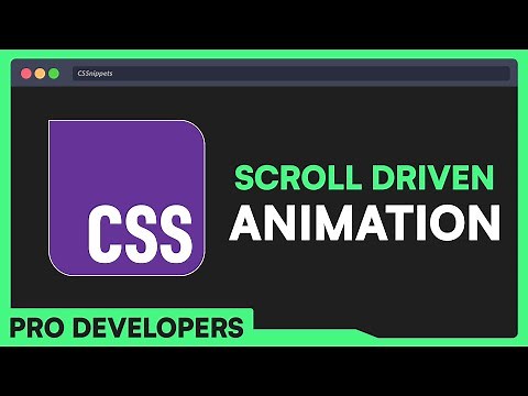 CSS Scroll-Driven Animations Full Course | No JavaScript (Beginner to Pro)
