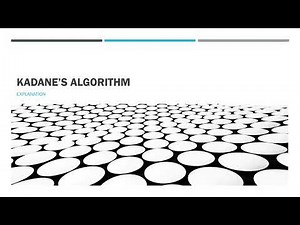 Kadane’s Algorithm Explained | Maximum Subarray Sum Made Simple
