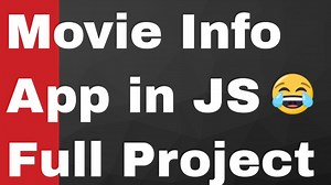 Build a Movie Info App in Javascript and Boostrap Using OMDb API | Javascript Project for Beginners