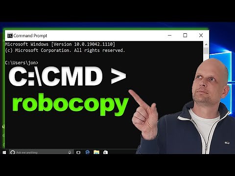 ROBOCOPY COMMAND IN CMD (COMMAND PROMPT TUTORIAL)