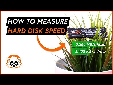 Measuring drive speed with CrystalDiskMark