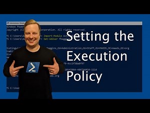 Fix for Script "cannot be loaded because running scripts is disabled on this system"