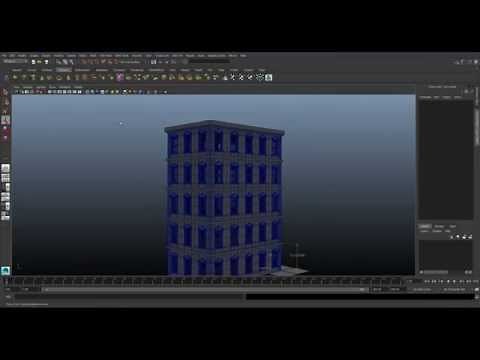 Autodesk Maya Modeling Tutorial- Create a Building with Python