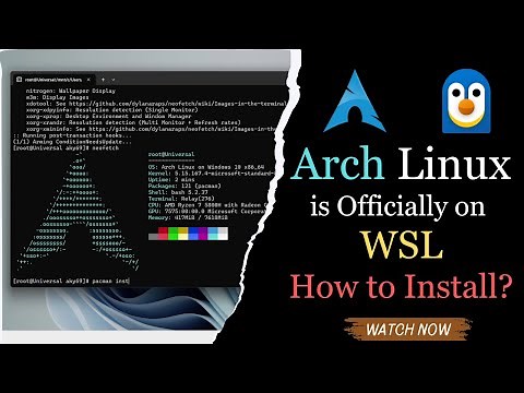 Arch Linux is officially on WSL (Windows Subsystem for Linux) | How to Install?