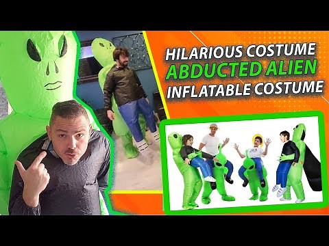 Inflatable Alien Abduction Costume - Contest Winner!! Funny Costume Ideas - Alien Carry Me Costume