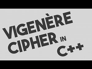 Vigenere Cipher Encryption & Decryption in C++