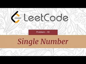 Single Number | LeetCode#136 | Java | Technical Interview