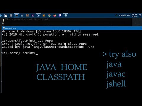 fxed -Java error: could not find or load main class