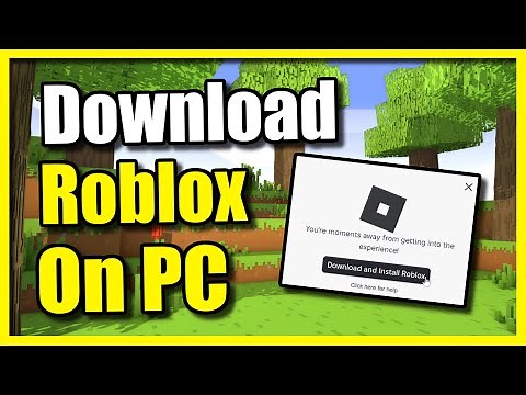 How to Download Roblox on PC or Laptop (Install Roblox on PC)