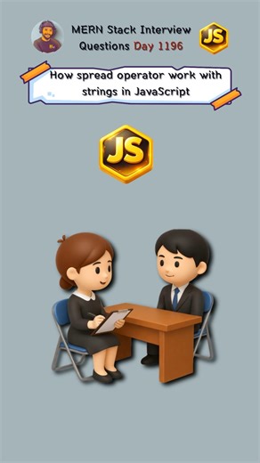 Spread Operator with Strings in JavaScript 🔥 #shorts #js