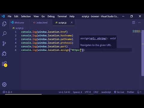 Javascript Window Location Object Crash Course in HTML5