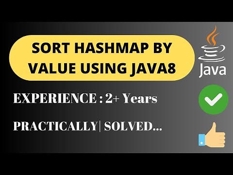 Sort HashMap By Value Java8