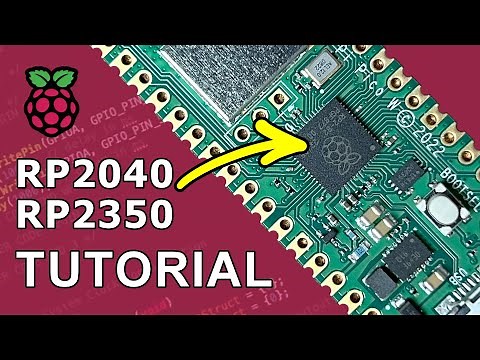 Starting with RP2040 / RP2350 PICO - Programming Tutorial for Beginners | StepByStep | CircuitPython