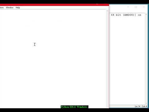 Using Python's IDLE program