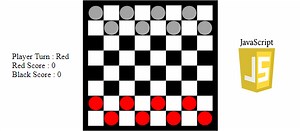 Simple Checkers Game In JavaScript With Source Code - Source Code & Projects