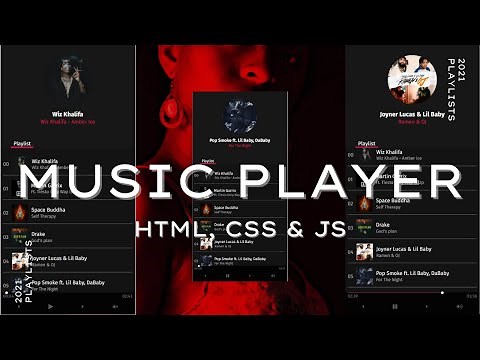 Build a Music Player with HTML, CSS & JS