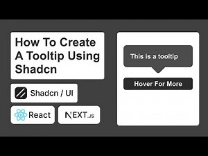How To Add React/Next JS Tooltip with Shadcn UI