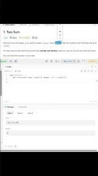 Daily LeetCode on DSA for Python | Day 1 #leetcode #python #datastructures