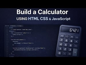 Build a Working Calculator from Scratch | HTML CSS JavaScript Live Project