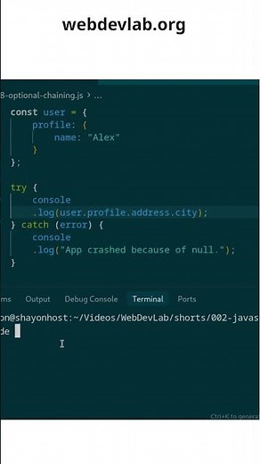 This JS Trick Will Stop Null Errors - JavaScript