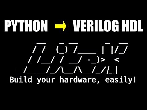 LiteX - HDL Project in Python to Verilog